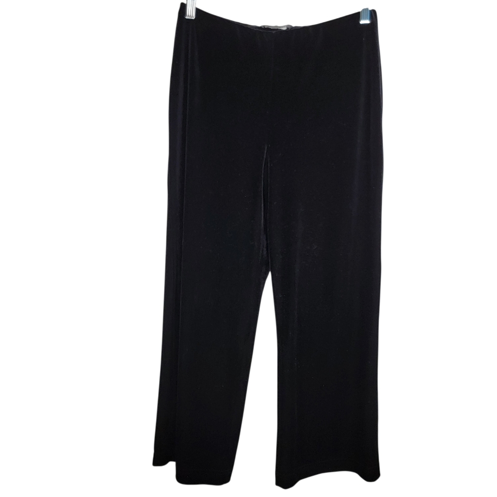 Baranda Stretch Velvet Elastic Waist Pull On Pants Sz M/L Winter Whimsigoth EUC